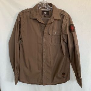 Timberland button down shirt Size L